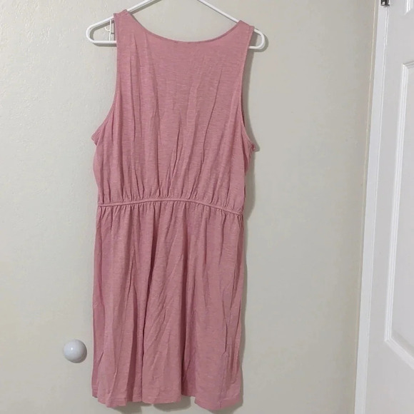 H&M Sleeveless Jersey Mini Dress, Color Pink Size Large - Picture 4 of 7